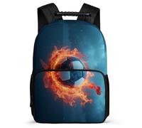 TPISLI Soccer Bookbag for Kids and Teens Primary Age 6-11 Football Rucksack for Kids and Teens Primary Classes, 1680D Fabric Durable Travel Daily Use