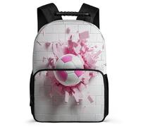 TPISLI Soccer Rucksack for Students Ages 6-10 Football Bookbag for Students School Years 1-4, Sturdy Handle Adjustable Straps Back to School Gift