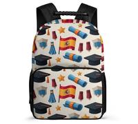 TPISLI Spain Flag School Backpack for Boys Girls Primary Classes Graduation Theme Rucksack 6-11 Years Children, Sturdy Handle Adjustable Straps Birthday Gift