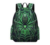 TPISLI Spider 3D Motif Rucksack Teens 12-16 Year Olds Cyberpunk Style Book Bag Girls Year 9 Modern Durable 15.6 Inch Laptop Rucksack Junior School Hiking Day Trips Travel Use