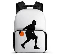 TPISLI Students Basketball Rucksack 7-11 Year Olds Basket Ball Rucksack for Kids and Teens Primary Classes, Side Pockets Soft Felt Details Travel Daily Use