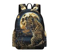 TPISLI Students Cheetah Design Daypack Boys Girls Age 7-12 Lightweight Durable Leopard Animal Rucksack for Spring Outing Autumn Trip Back to School Gift, Daily Carry