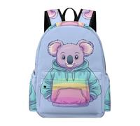 TPISLI Students Cute Koala Daypack Boys Girls Age 7-12 Lightweight Durable Animal Theme Rucksack for Spring Outing Autumn Trip Back to School Gift, Daily Carry