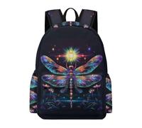 TPISLI Students Dragonfly Backpack School Bag Insect 9-13 Years Rucksack for School Travel, Stylish 11.6 Inch Laptop Daypack for Books, Lessons and Travel