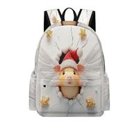 TPISLI Students Dutch Pig Bookbag for Boys Girls 8-14 Years Everyday Durable Guinea Pig 3D Print Bookbag for Classroom Travel New Term Gift, 13.3 Inch Laptop Backpack