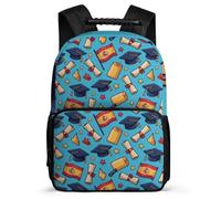 TPISLI Students Graduation Bookbag Primary Age 6-11 Spain Flag Backpack for Kids and Teens School Years 1-4, Adjustable Straps Lightweight Daily Essentials