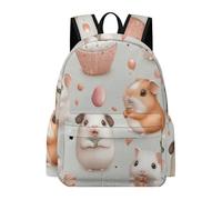 TPISLI Students Guinea Pig Rucksack Boys Girls 10-16 Years Everyday Durable Cute Animal Rucksack for Autumn Trip Travel Outdoor Gift, 15.6 Inch Laptop Backpack