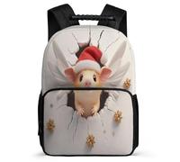TPISLI Students Guinea Pig School Backpack Primary Age 6-11 Cute Dutch Pig Backpack for Kids and Teens School Years 1-4, Sturdy Handle 1680D Fabric Daily Essentials