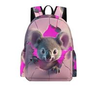 TPISLI Students Koala Illustration Daypack for Boys Girls Year 5-9 Primary Secondary Large Capacity Animal Design Fashion School Bag for Outdoor Use New Term Gift, Roomy Book Bag