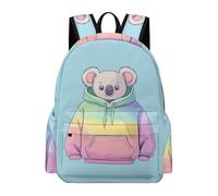 TPISLI Students Koala Pattern Back pack for Boys Girls 7-12 Years 15.6 Inch Laptop Backpack, Large Capacity Animal Print Back pack for Day Trips Holiday Gift Roomy Book Bag