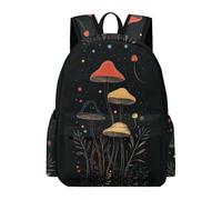 TPISLI Students Mushroom Daypack for Boys Girls Year 5-9 Primary Secondary Large Capacity Plant Theme Fashion School Bag for Outdoor Use New Term Gift, Roomy Book Bag