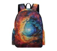 TPISLI Students Starry Sky Backpack School Bag Milky Way 9-13 Years Rucksack for School Travel, Stylish 11.6 Inch Laptop Daypack for Books, Lessons and Travel