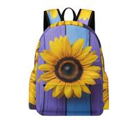 TPISLI Students Sunflower Back pack for Boys Girls 7-12 Years 15.6 Inch Laptop Backpack, Large Capacity Plant Flower Back pack for Day Trips Holiday Gift Roomy Book Bag