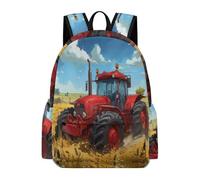 TPISLI Students Tractor Backpack School Bag Farm Tractor Year 3-6 Rucksack for Junior School, Stylish Travel Bag for Day Trips and Birthday Gift and Birthday Gift