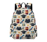 TPISLI Sweden Flag School Backpack Students Ages 12-16 Graduation Theme Daypack Teens Year 9 Cool 13.3 Inch Laptop School Bag Primary to Secondary Travel Gift