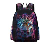 TPISLI Teens Cheetah Pattern Daypack Boys Girls Secondary School Years 7-10 Cool Durable Leopard Animal Bookbag for Autumn Trip Travel Back to School Gift, Daily Carry