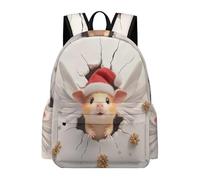 TPISLI Teens Guinea Pig School Backpack for Boys Girls Secondary School Age 11-16 15.6 Inch Laptop Backpack, Trendy Lightweight Cute Dutch Pig Daypack for Daily Travel Outdoor Gift