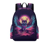 TPISLI Teens Owl Daypack for Boys Girls 11-16 Years Trendy Lightweight Bird Print Back pack for School Trips School Season Gift, Everyday Carry Large Capacity