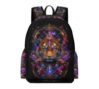 TPISLI Tiger Daypack Boys Age 15 Animal Tiger Rucksack Students Year 4 Fashion Lightweight 16.5 Inch Laptop Rucksack Primary to Secondary Travel Gift Outdoor Gift