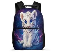 TPISLI Tiger Daypack for Boys Girls Primary School, Animal Tiger Backpack 7-11 Year Olds, Durable School Bag, Sturdy Handle, Outdoor Travel, Day Trips