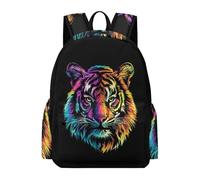 TPISLI Tiger Design Primary Girls Backpacks Elementary Schoolbags Animal Print Bookbags for Primary Boys School Bags for Girls Secondary School