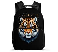 TPISLI Tiger Pattern Daypack Primary Classes for Kids and Teens Ages 6-10 Animal Rucksack Boys Girls, Lightweight Sturdy Handle Back to School Gift