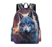 TPISLI Wolves Backpack Boys Girls Teens Year 7-10 School Bag Animal Wolf Rucksack for Secondary Students, Cool Book Bag for Books and Outdoor Use and Outdoor Study Days