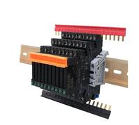 TPKMVGAP 10PCS Rail Mounted Solid State Relay Slim Relay Module DC Control AC DC Control DC 6A SSR-41FDA/DD(10Pcs SSR-41FDD)