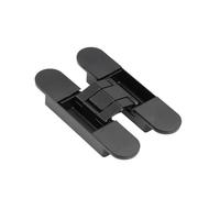 TPKMVGAP 1pcs Invisible Door Hinge Invisible Door Hinge 180 Degree Hinge Hidden Folding Door 3D Adjustable Cross Door Open Hinge