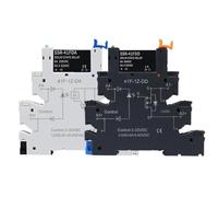 TPKMVGAP 1PCS Rail Mounted Slim Relay Solid State Relay DC Control AC DC Control DC SSR-41FDA/DD 6A 3-32VDC 24-250VAC(1Pcs SSR-41FDD)