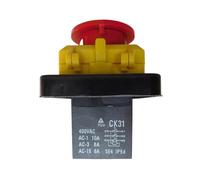 TPKMVGAP CK31 400VAC 6 Pins 7 Pins Electromagnetic Push Button Switch Emergency Stop Switches(6 pins)