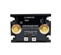 TPKMVGAP DC Control DC Solid State Relay 500A 1000A With Radiator Heat Sink Power Controller 3-32VDC LC-500D75D(500A DD)