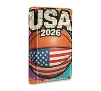 tplaotee 2026 World Cup Soccer Ball leather mens wallets slim With ID Window RFID Blocking credit card holders for men&women