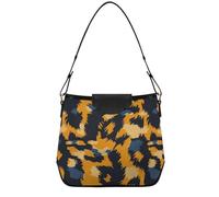 tplaotee Animal Fur Print Blue Cyan Shoulder Bag for Woman Large Purses for Girls with Removable Strap Travel Daily, Animal Chimpanzee Fur Print Brown Black, One Size