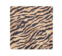 tplaotee animal print light brown Magic Self-Adhesive Make Up Bag Pouchs Cloth Portable Makeup Organizer Wrap Camera Lens Cloth Wrapper Cosmetic Organizers For Travel Size 21.7x21.7in