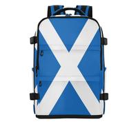 tplaotee Backpack Purse Sleek Work Backpack For Men Travel Essentials for Travel Business Casual or College 20L Flag Of Scotland