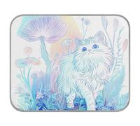 tplaotee Beauty Ragdoll Cat Summer Cooling pad Self Cooling pad for Outdoor Cats for Chihuahua Sleeping Waterproof esterilla refrescante para Perros M