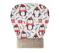 tplaotee Bed Bag for Cat for Puppy Dog Cats Christmas Penguin Present Pattern Pet Snuggle Sack for Cute Cold Weather Self Warm Soft