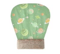 tplaotee Bed Sleeping Bag for Cat for Cats and Small Dog Cartoon Illustration Space Soft Green Hideway for cute's Winter Wrap Semienclosed Cozy