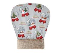 tplaotee Bed Sleeping Bag for Cat for Indoor Cats for Small Dogs Merry Christmas Crystal Ball Pet Snuggle Sack for Cute Winter Self Warm Soft Plush