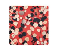 tplaotee Blush Eucalyptus Red And Black Magic Sticker Make up Pouchs Cloth Travel Make Up Organizer Wrap Camera Lens Cloth Wrapper Organizer Bags For Women Size 21.7x21.7in