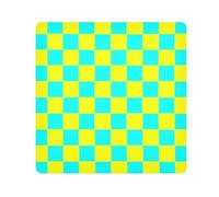 tplaotee buffalo plaid check yellow cyan Magic Makeup Holders Cloth Make Up Organizers Wrap Camera Lens Cloth Wrapper Makeup For Women Size 21.7x21.7in