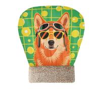 tplaotee Cat Bag Sleeping Cuddle Cave for Cats Green Checkered Background Cool Siberian Husky Pet Tunnel Hideout Nest Winter Self-Warming Comfortable