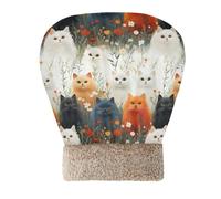 tplaotee Cat Bed Bags Perfect Shelter Cartoon Turkish Angora Cats White Kittens Tunnel Pet Hideaway Cold Weather Self Heating