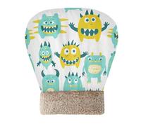 tplaotee Cat Bed Cave Bag for Indoor Cats for Small Dogs Cute Little Monsters Green Yellow Kittens' Sack Cold Weather Self Warm Comfortable