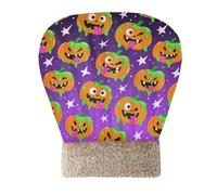 tplaotee Cat Bed Sleeping Bag for Cats Puppy Evil Orange Pumpkin for Halloween Kitten's Hideaways Winter Self Warm Soft & Safe