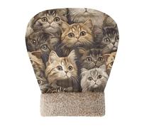 tplaotee Cat Sleeping Bags for Cats Puppy Multi Cute Scottish Fold Cats Brown Pet Snuggle Sack Winter Semienclosed Soft & Safe