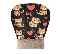 tplaotee Cave Cat Bag Bed for Cats Valentine Bengal Cats Black Hideaway Pet Snuggle Sack Winter Wrap Semienclosed Cozy
