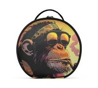 tplaotee cool gorilla Toiletry Bag with Compartments & Handle Essentials Toiletry Bag For Women with adjustable dividers 11 IN