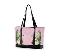 tplaotee Cute Dandelion Spring Gnomes essentials laptop bag for work with zipper large work bags for women for women work with Travel Gym Vacation bolsa para computadora portatil mujer